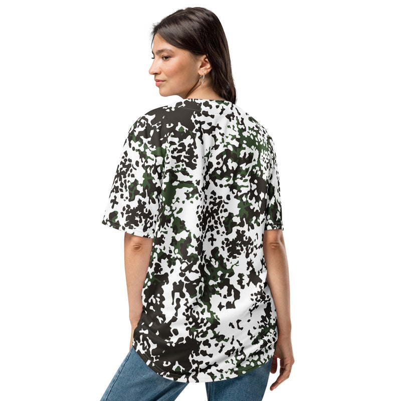 Flecktarn Scandinavian Snow CAMO Unisex Baseball Jersey