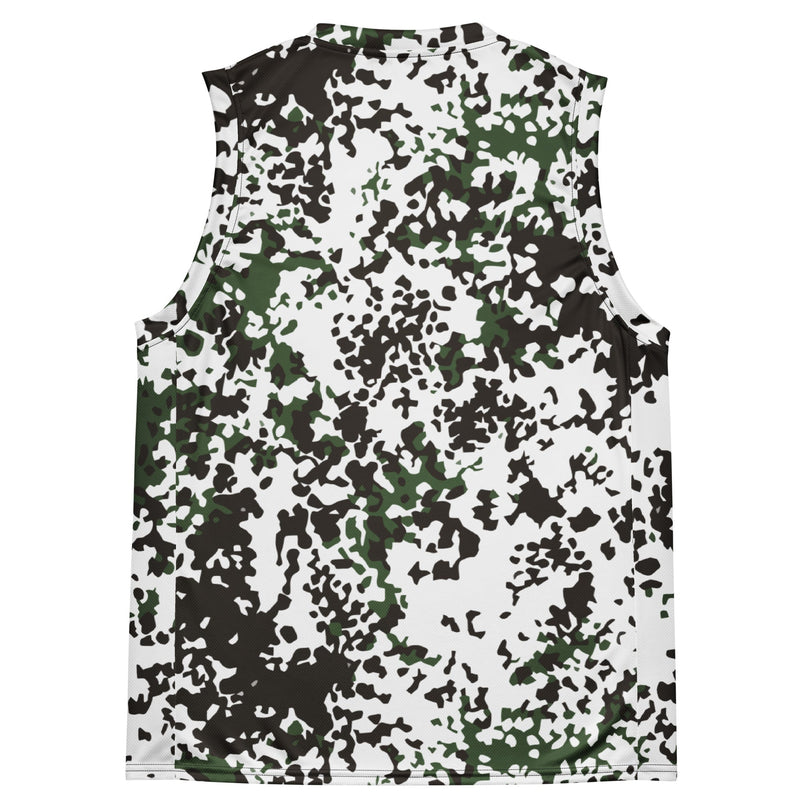 Flecktarn Scandinavian Snow CAMO Unisex Basketball Jersey