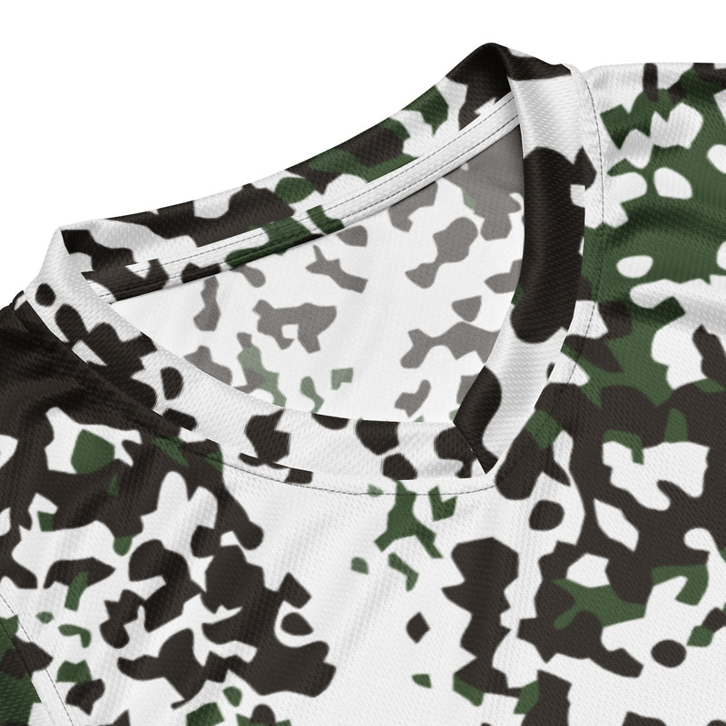 Flecktarn Scandinavian Snow CAMO Unisex Basketball Jersey