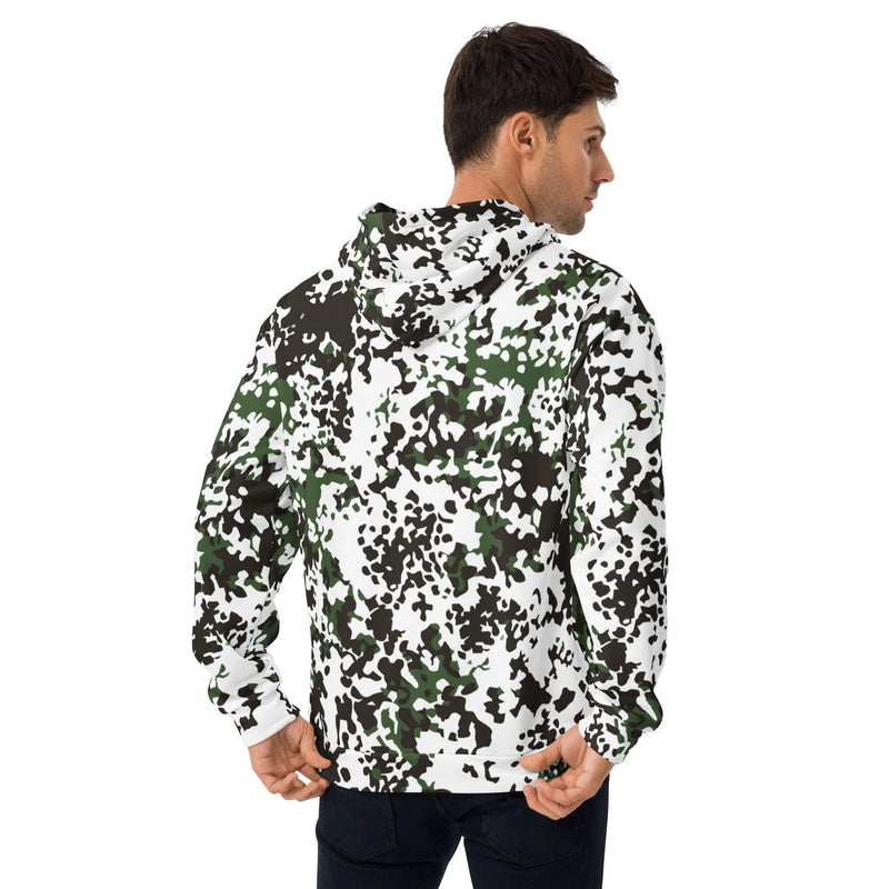 Flecktarn Scandinavian Snow CAMO Unisex Hoodie