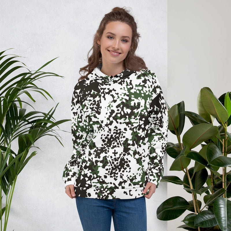 Flecktarn Scandinavian Snow CAMO Unisex Hoodie