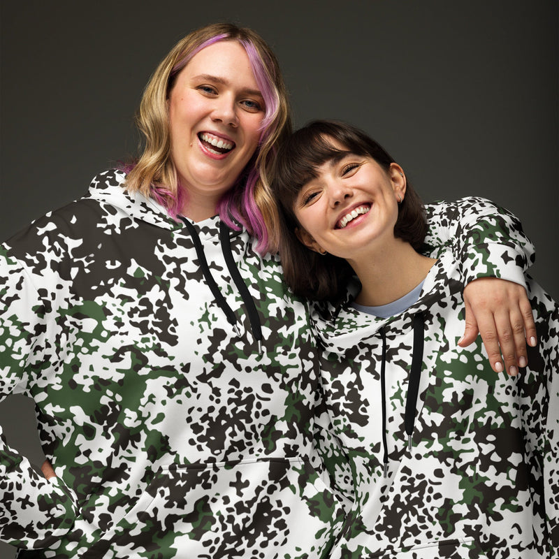Flecktarn Scandinavian Snow CAMO Unisex Hoodie