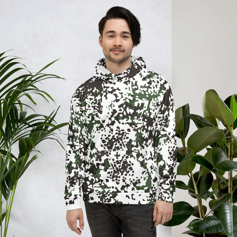 Flecktarn Scandinavian Snow CAMO Unisex Hoodie
