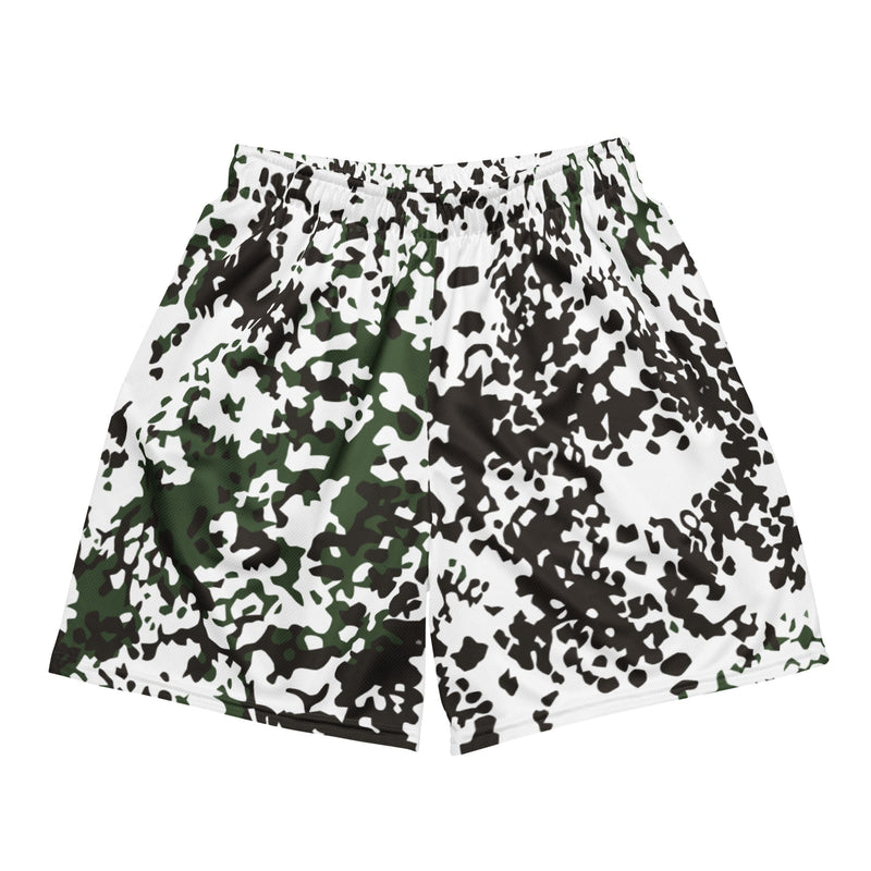 Flecktarn Scandinavian Snow CAMO Unisex Mesh Shorts - 2XS