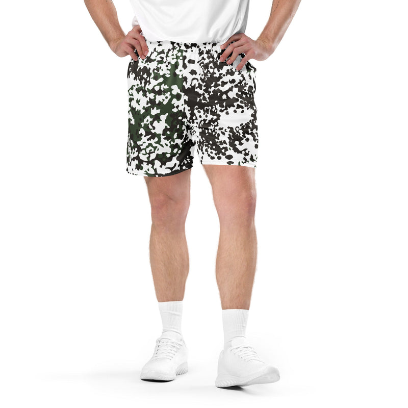 Flecktarn Scandinavian Snow CAMO Unisex Mesh Shorts