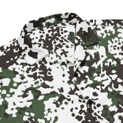 Flecktarn Scandinavian Snow CAMO Unisex Short-Sleeve Button Shirt - Button-Up