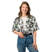 Flecktarn Scandinavian Snow CAMO Unisex Short-Sleeve Button Shirt - Button-Up