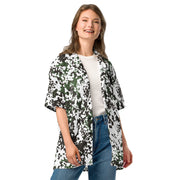Flecktarn Scandinavian Snow CAMO Unisex Short-Sleeve Button Shirt - Button-Up