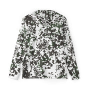 Flecktarn Scandinavian Snow CAMO Unisex Sports Warmup Hoodie