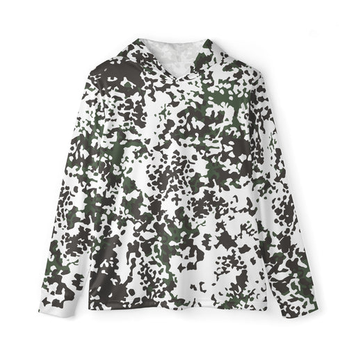Flecktarn Scandinavian Snow CAMO Unisex Sports Warmup Hoodie - XS