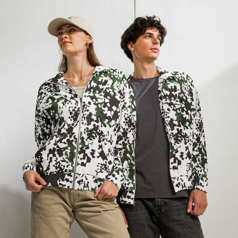 Flecktarn Scandinavian Snow CAMO Unisex Track Jacket - 2XS