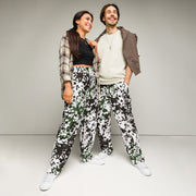 Flecktarn Scandinavian Snow CAMO Unisex Wide-Leg Joggers - 2XS