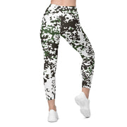 Flecktarn Scandinavian Snow CAMO Womens Leggings with Pockets - Women