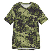 Flecktarn Scandinavian Woodland CAMO Mens Short-Sleeve Rash Guard - 2XS - SS
