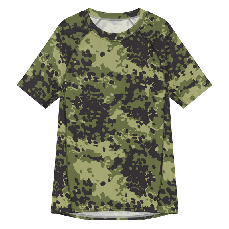 Flecktarn Scandinavian Woodland CAMO Mens Short-Sleeve Rash Guard - 2XS - SS