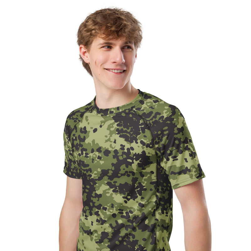 Flecktarn Scandinavian Woodland CAMO Mens Short-Sleeve Rash Guard - SS