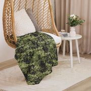 Flecktarn Scandinavian Woodland CAMO Sherpa Blanket