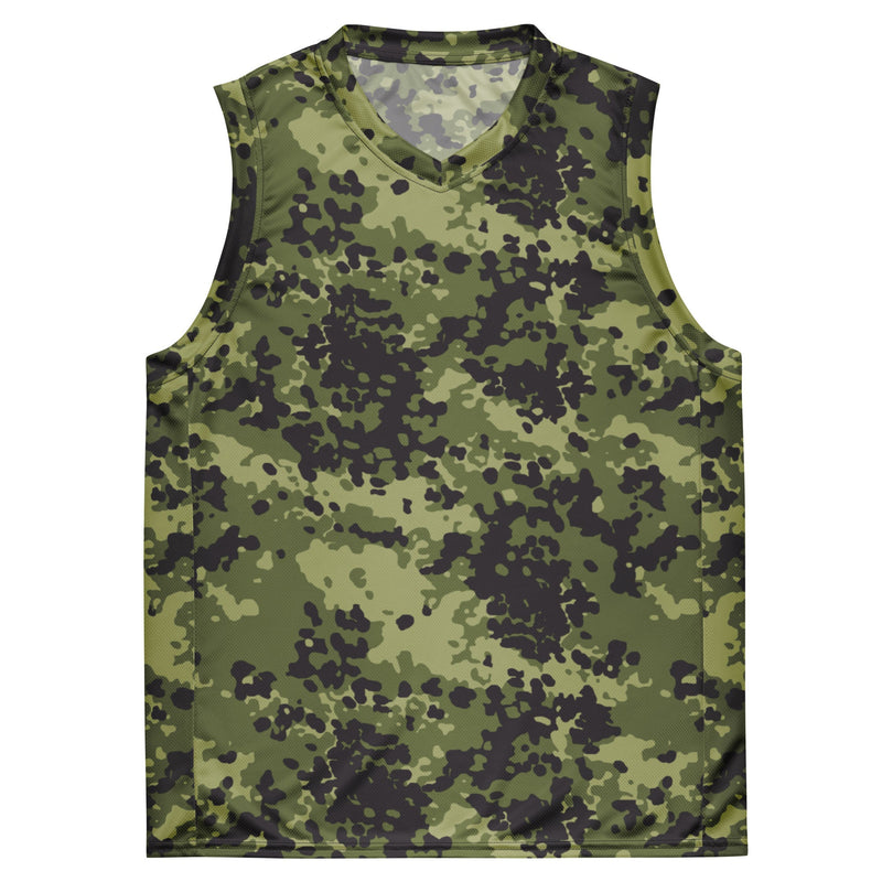 Flecktarn Scandinavian Woodland CAMO Unisex Basketball Jersey