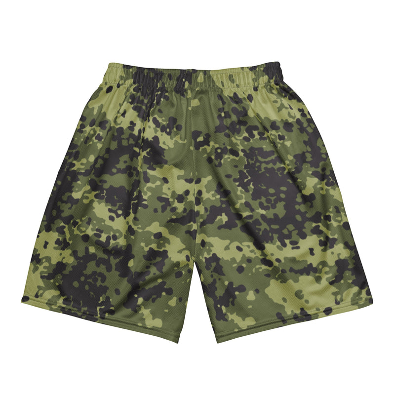 Flecktarn Scandinavian Woodland CAMO Unisex Mesh Shorts