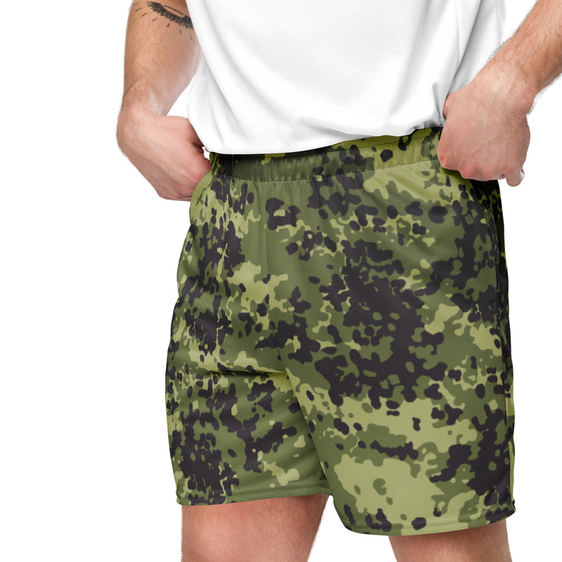 Flecktarn Scandinavian Woodland CAMO Unisex Mesh Shorts