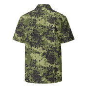 Flecktarn Scandinavian Woodland CAMO Unisex Short-Sleeve Button Shirt - Button-Up