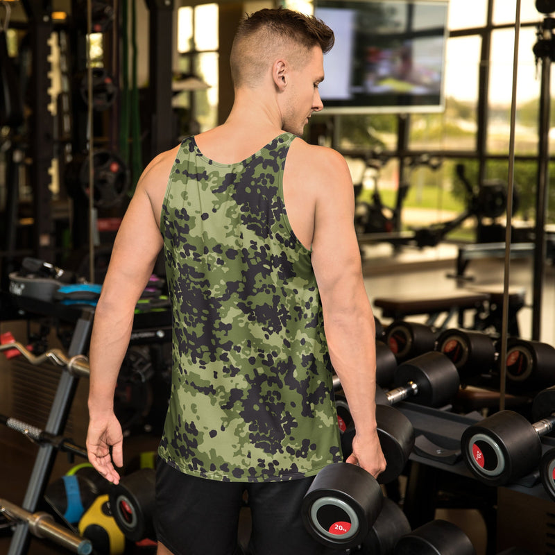 Flecktarn Scandinavian Woodland CAMO Unisex Tank Top - Shirt