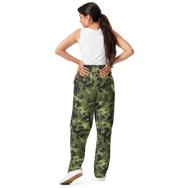Flecktarn Scandinavian Woodland CAMO Unisex Wide-Leg Joggers