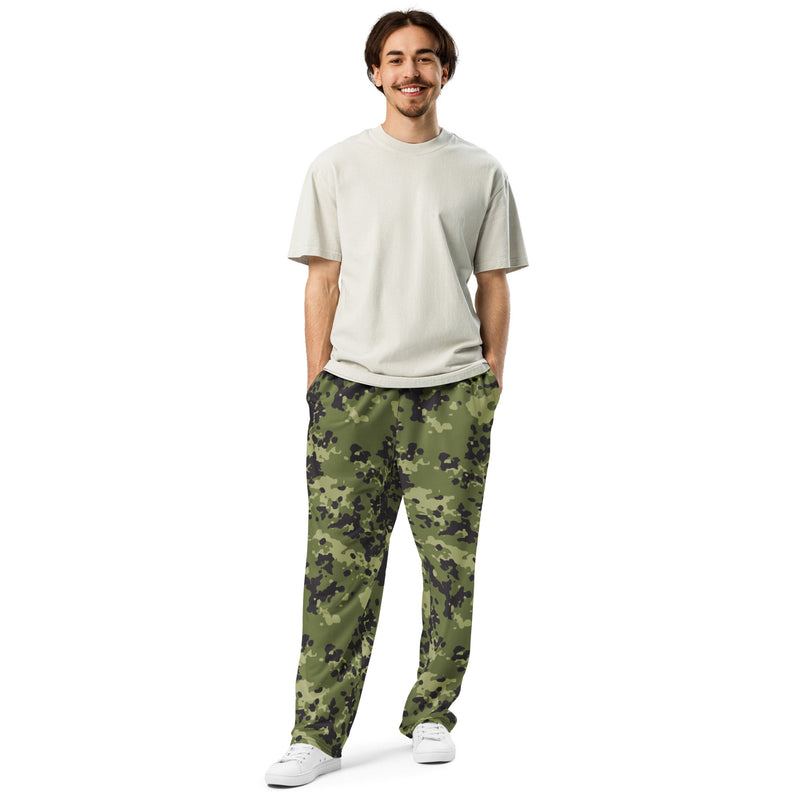 Flecktarn Scandinavian Woodland CAMO Unisex Wide-Leg Joggers