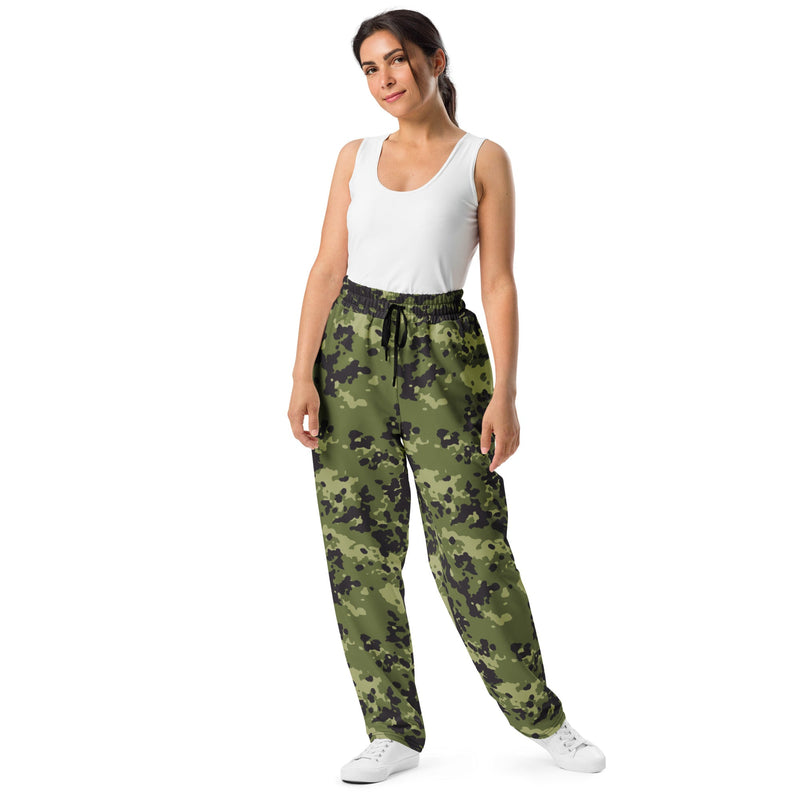 Flecktarn Scandinavian Woodland CAMO Unisex Wide-Leg Joggers