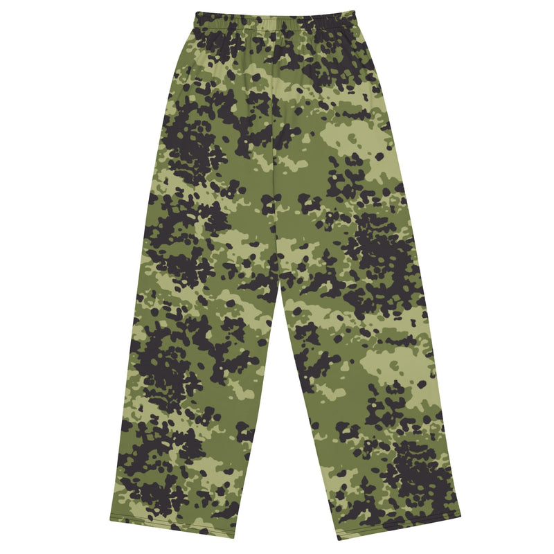 Flecktarn Scandinavian Woodland CAMO Unisex Wide-Leg Leisure Pants - Pant