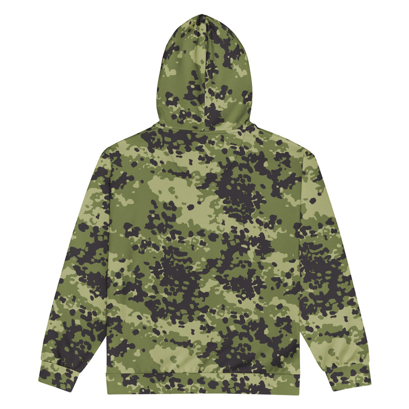 Flecktarn Scandinavian Woodland CAMO Unisex Zip Hoodie
