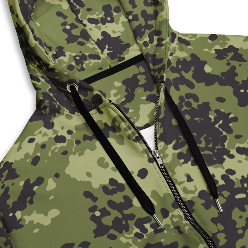 Flecktarn Scandinavian Woodland CAMO Unisex Zip Hoodie