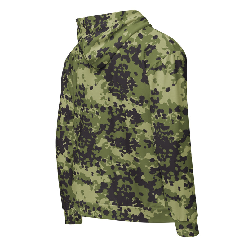 Flecktarn Scandinavian Woodland CAMO Unisex Zip Hoodie