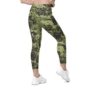 Flecktarn Scandinavian Woodland CAMO Womens Leggings with Pockets - Women