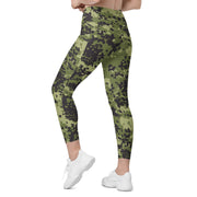 Flecktarn Scandinavian Woodland CAMO Womens Leggings with Pockets - Women