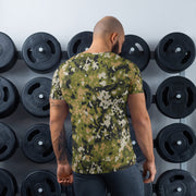 Fractal Lichenwood CAMO Mens Athletic T-Shirt - Shirt