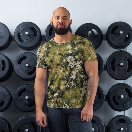 Fractal Lichenwood CAMO Mens Athletic T-Shirt - XS - Shirt