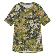 Fractal Lichenwood CAMO Mens Short-Sleeve Rash Guard - 2XS - SS
