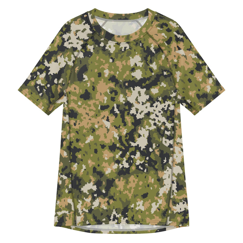 Fractal Lichenwood CAMO Mens Short-Sleeve Rash Guard - 2XS - SS