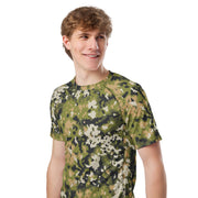 Fractal Lichenwood CAMO Mens Short-Sleeve Rash Guard - SS