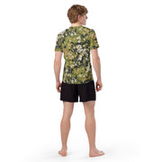 Fractal Lichenwood CAMO Mens Short-Sleeve Rash Guard - SS