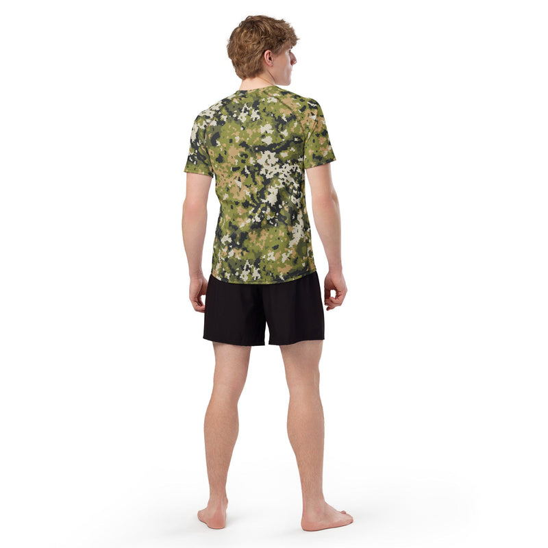 Fractal Lichenwood CAMO Mens Short-Sleeve Rash Guard - SS
