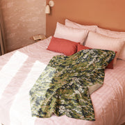 Fractal Lichenwood CAMO Sherpa Blanket