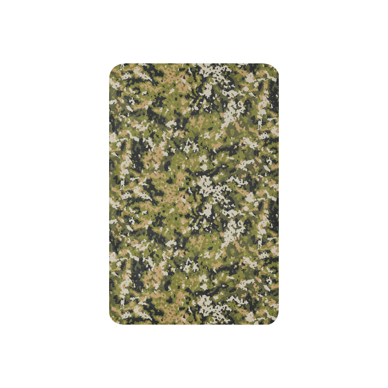 Fractal Lichenwood CAMO Sherpa Blanket