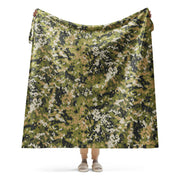 Fractal Lichenwood CAMO Sherpa Blanket - 60″×80″