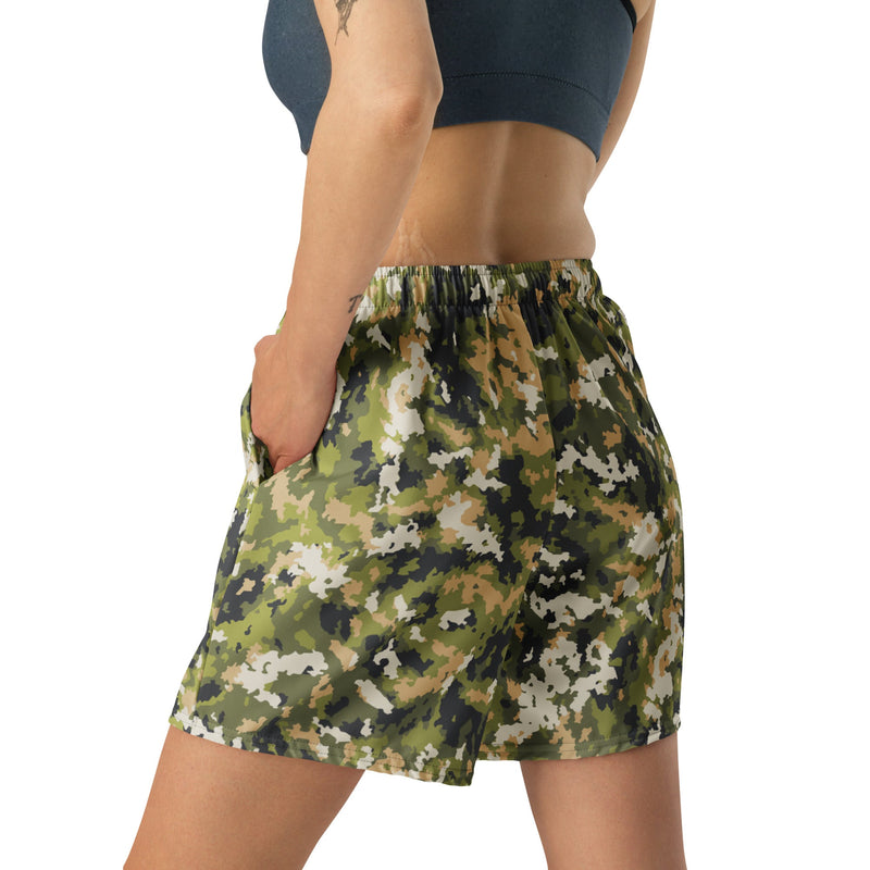 Fractal Lichenwood CAMO Unisex Athletic Long Shorts