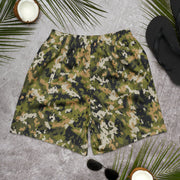 Fractal Lichenwood CAMO Unisex Athletic Long Shorts