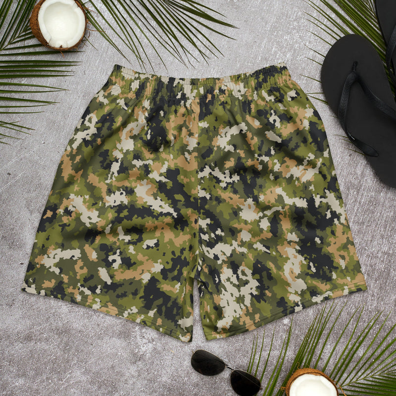 Fractal Lichenwood CAMO Unisex Athletic Long Shorts