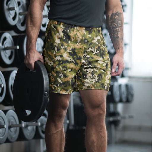 Fractal Lichenwood CAMO Unisex Athletic Long Shorts - 4XL