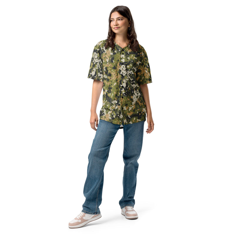 Fractal Lichenwood CAMO Unisex Baseball Jersey